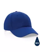 Impact 6 Panel 280gr Recycled Cotton Cap With AWARE Tracer Blue