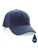 Impact 6 Panel 280gr Recycled Cotton Cap With AWARE Tracer Navy