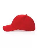 Impact 6 Panel 280gr Recycled Cotton Cap With AWARE Tracer Red