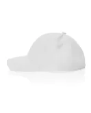 Impact 6 Panel 280gr Recycled Cotton Cap With AWARE Tracer White