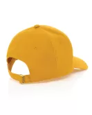 Impact 6 Panel 280gr Recycled Cotton Cap With AWARE Tracer Yellow