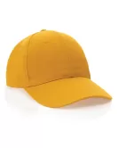 Impact 6 Panel 280gr Recycled Cotton Cap With AWARE Tracer Yellow