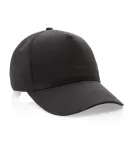 Impact 5 Panel 190gr Recycled Cotton Cap With AWARE Tracer Black