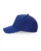 Impact 5 Panel 190gr Recycled Cotton Cap With AWARE Tracer Blue