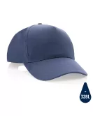 Impact 5 Panel 190gr Recycled Cotton Cap With AWARE Tracer Navy