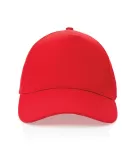 Impact 5 Panel 190gr Recycled Cotton Cap With AWARE Tracer Red