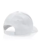 Impact 5 Panel 190gr Recycled Cotton Cap With AWARE Tracer White