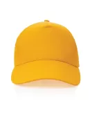 Impact 5 Panel 190gr Recycled Cotton Cap With AWARE Tracer Yellow