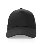 Impact 5 Panel 280gr Recycled Cotton Cap With AWARE Tracer Black