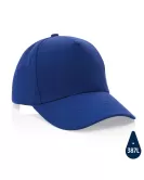 Impact 5 Panel 280gr Recycled Cotton Cap With AWARE Tracer Blue