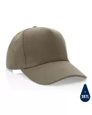 Impact 5 Panel 280gr Recycled Cotton Cap With AWARE Tracer Green