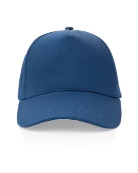 Impact 5 Panel 280gr Recycled Cotton Cap With AWARE Tracer Navy