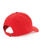 Impact 5 Panel 280gr Recycled Cotton Cap With AWARE Tracer Red