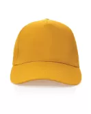 Impact 5 Panel 280gr Recycled Cotton Cap With AWARE Tracer Yellow