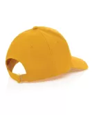 Impact 5 Panel 280gr Recycled Cotton Cap With AWARE Tracer Yellow