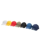 Impact 6 Panel 190gr Recycled Cotton Cap With Aware Tracer Black