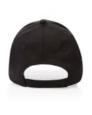 Impact 6 Panel 190gr Recycled Cotton Cap With Aware Tracer Black
