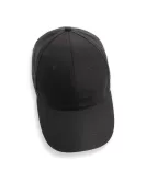 Impact 6 Panel 190gr Recycled Cotton Cap With Aware Tracer Black