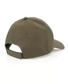 Impact 6 Panel 190gr Recycled Cotton Cap With Aware Tracer Green