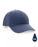 Impact 6 Panel 190gr Recycled Cotton Cap With Aware Tracer Navy