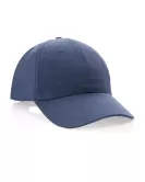 Impact 6 Panel 190gr Recycled Cotton Cap With Aware Tracer Navy