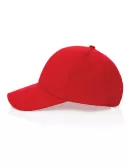 Impact 6 Panel 190gr Recycled Cotton Cap With Aware Tracer Red