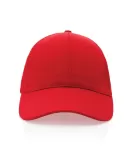 Impact 6 Panel 190gr Recycled Cotton Cap With Aware Tracer Red