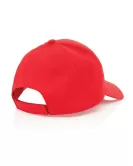 Impact 6 Panel 190gr Recycled Cotton Cap With Aware Tracer Red