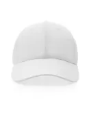 Impact 6 Panel 190gr Recycled Cotton Cap With Aware Tracer White