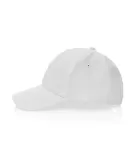 Impact 6 Panel 190gr Recycled Cotton Cap With Aware Tracer White