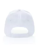 Impact 6 Panel 190gr Recycled Cotton Cap With Aware Tracer White