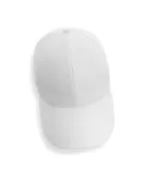 Impact 6 Panel 190gr Recycled Cotton Cap With Aware Tracer White