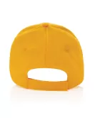 Impact 6 Panel 190gr Recycled Cotton Cap With Aware Tracer Yellow