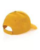 Impact 6 Panel 190gr Recycled Cotton Cap With Aware Tracer Yellow