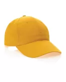 Impact 6 Panel 190gr Recycled Cotton Cap With Aware Tracer Yellow