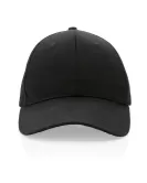 Impact 6 Panel 280gr Recycled Cotton Cap With AWARE Tracer Black