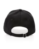 Impact 6 Panel 280gr Recycled Cotton Cap With AWARE Tracer Black