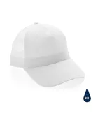 Impact AWARE Brushed Rcotton 5 Panel Trucker Cap 190gr White