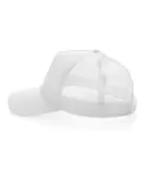 Impact AWARE Brushed Rcotton 5 Panel Trucker Cap 190gr White