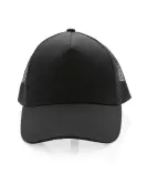 Impact AWARE Brushed Rcotton 5 Panel Trucker Cap 190gr Black