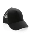 Impact AWARE Brushed Rcotton 5 Panel Trucker Cap 190gr Black