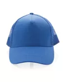 Impact AWARE Brushed Rcotton 5 Panel Trucker Cap 190gr Blue