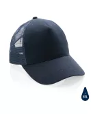 Impact AWARE Brushed Rcotton 5 Panel Trucker Cap 190gr Navy