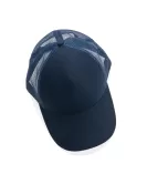 Impact AWARE Brushed Rcotton 5 Panel Trucker Cap 190gr Navy