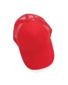 Impact AWARE Brushed Rcotton 5 Panel Trucker Cap 190gr Red