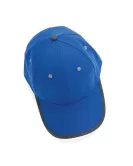 Impact AWARE Brushed Rcotton 6 Panel Contrast Cap 280gr Blue