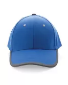 Impact AWARE Brushed Rcotton 6 Panel Contrast Cap 280gr Blue