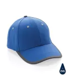 Impact AWARE Brushed Rcotton 6 Panel Contrast Cap 280gr Blue