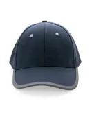 Impact AWARE Brushed Rcotton 6 Panel Contrast Cap 280gr Navy