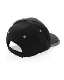 Impact AWARE Brushed Rcotton 6 Panel Contrast Cap 280gr Black